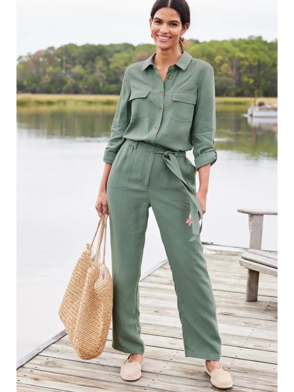 Soft Surroundings Kerry Jumpsuit NWT